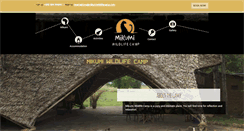 Desktop Screenshot of mikumiwildlifecamp.com