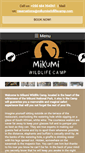 Mobile Screenshot of mikumiwildlifecamp.com